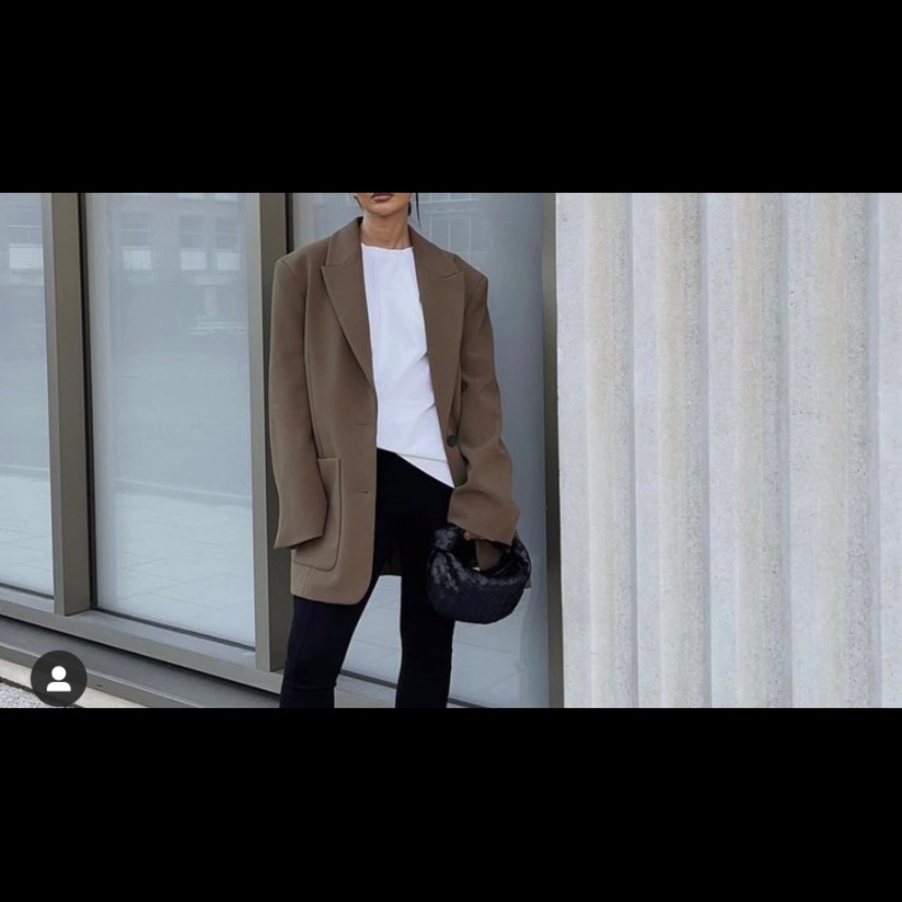 NWT zara oversized green blazer